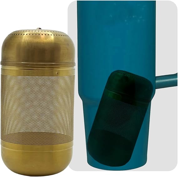316 Stainless Steel Ion-Plated Fruit Infuser Insert &Tea Infuser for Loose Leaf,Compatible with Stanley,Hydro Flask,Iron Flask, Takeya,ThermoFlask,Reusable Filter for Herbs, Lemon, Cucumber
