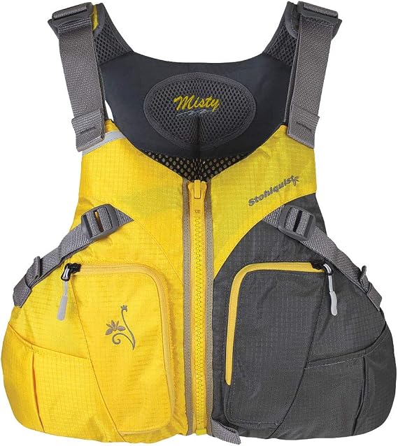 Stohlquist womens Vest,Jacket PFD Life Jacket Vest, Yellow, Small US