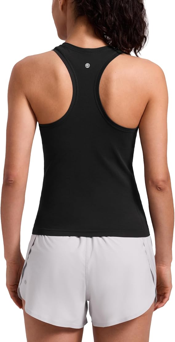CRZ YOGA Seamless Racerback Tank Waist Length