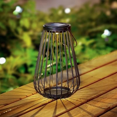 Solar Lantern Lamps-Outdoor Garden Hanging Lantern Outdoor Hanging Lantern Decorative Lights Lamp for Patio Waterproof LED Flickering