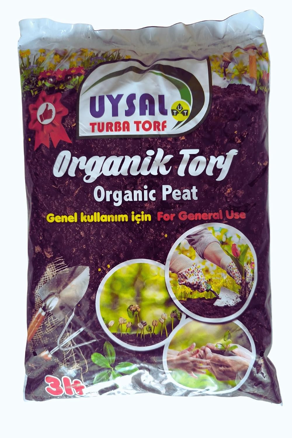 3 Lt Bitki Toprağı, Fideleme, Saksı Toprağı İç Dış Mekan Toprak, Torf.