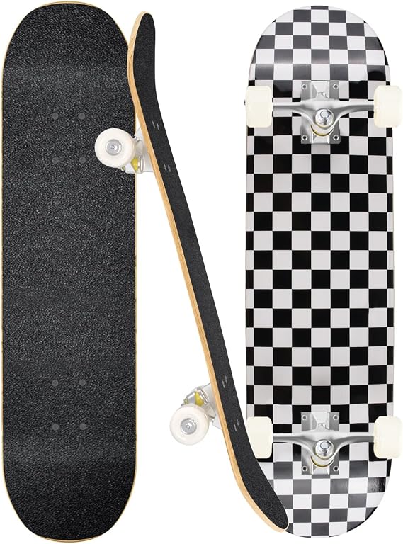 SOHAPI Skateboard, Kickboard, for Kids, Adults, Jayboard, Skateboard, Boys, Girls, Birthday Gift, Outdoor Play Toy