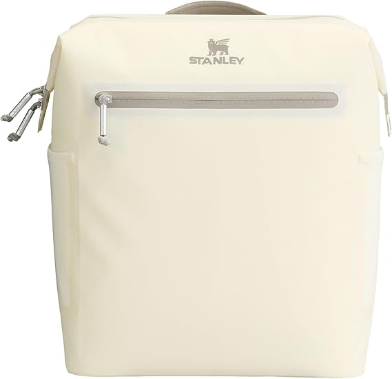Stanley All Day Madeleine Backpack Soft Cooler 20 Can Cooler with Handle and Shoulder Straps Insulated Travel Bag with Zipper BPA-Free