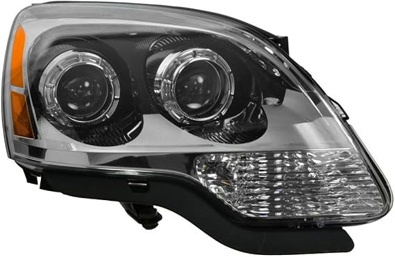 HEADLIGHTSDEPOT - Halogen Headlight For 2008-2012 GMC Acadia - Right Passenger Side Headlamp