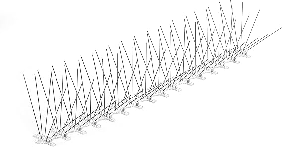 Bird B Gone, Stainless Steel Bird Spikes, 8-Inch Wide (50-Feet)