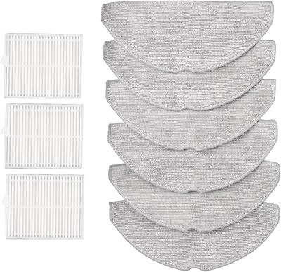 Filter Mop Pad,Compatible for Honiture V8 Pro, Robotic Vacuum Cleaner Spare Parts Replacement Accessories