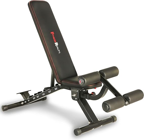 Fitness Reality 2000 Super Max XL High Capacity NO Gap Weight Bench with Detachable Leg Lock-Down