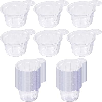 150Pcs 40ml Disposable Plastic Resin Mixing Cups Multipurpose Dispensing Cup for Mixing Paint, Stain, Epoxy, Resin Clear