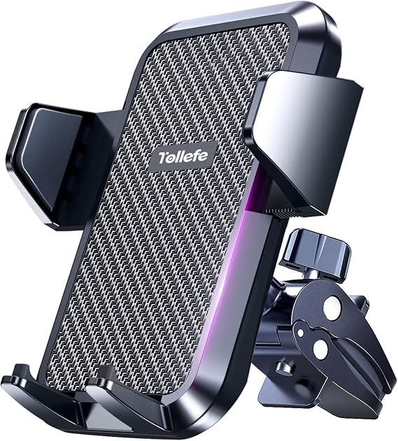 Car Phone Holder, [Thick Cases Friendly] Car Phone Holder Mount, Hands-Free Phone Mount for Car Fit for iPhone for Samsung and Smartphone