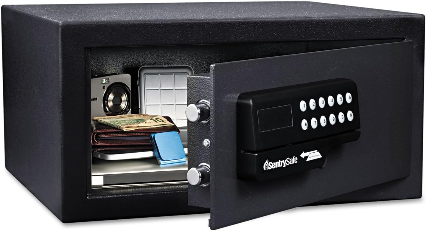 Security Safe, 0.4 cu ft, Black