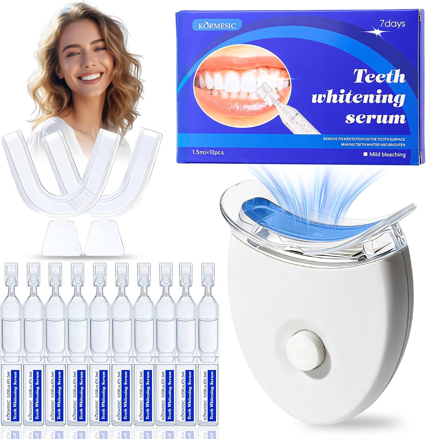 Teeth Whitening Serum,Tooth whitening Essence for Adults Men and Women,At Home Teeth Brightening Care for Removal Coffee Tea Smoking,Brighten Smile in Minutes