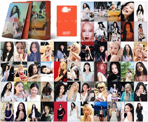 Jennie 'Mantra' Photocards 55Pcs Postcards ‘Blink’ New Songs Photo Cards Version