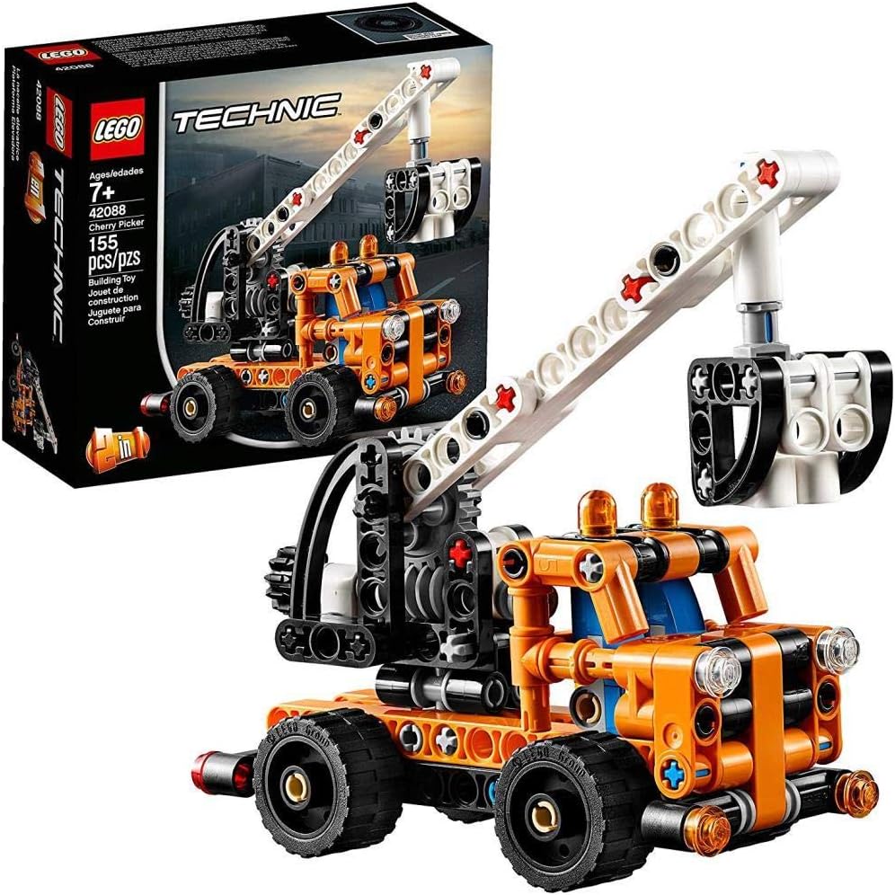 Lego 42088 Technic, High Altitude Work Car, Educational Toy, Blocks Toy, Boys