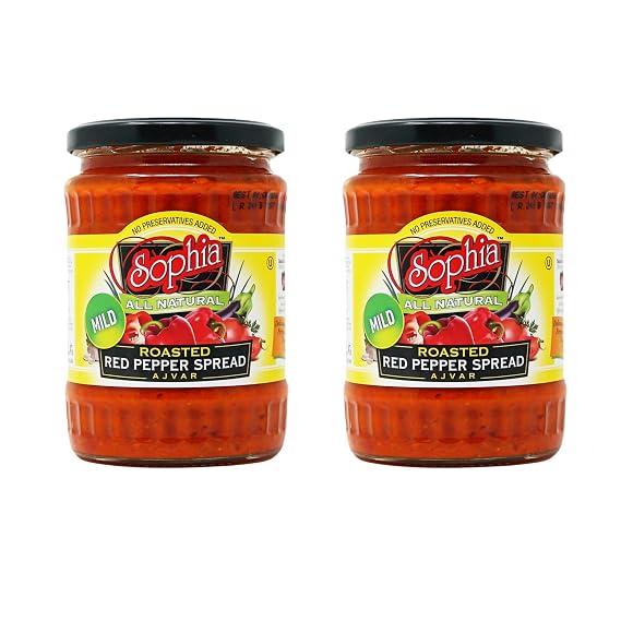 Sophia Ajvar Red Pepper Spread - Mild (2-pack)