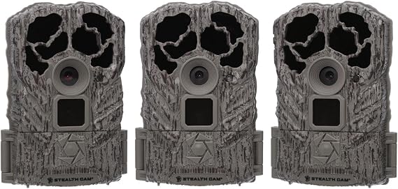Stealth Cam Browtine 3 Camera Bundle- 18MP Digital Camera - 480P Video Capability