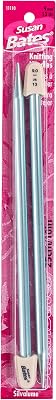 Susan Bates 10-Inch Silvalume Single Point Knitting Needle, 9mm, Blue 11110-13