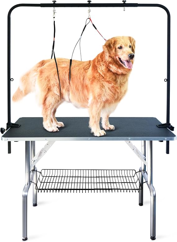 SHELANDY 46-in Dog Grooming Table for Large Pets