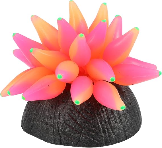 VOCOSTE Aquarium Simulation Bubble Coral, Rose Red