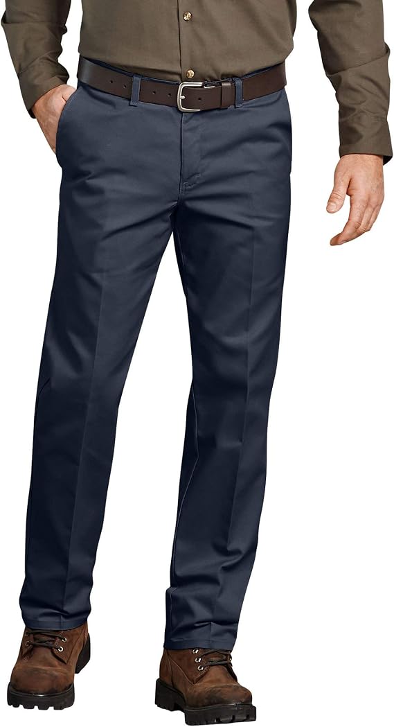 Dickies Genuine Men's Flat Front Comfort Waist Flex Work Pant