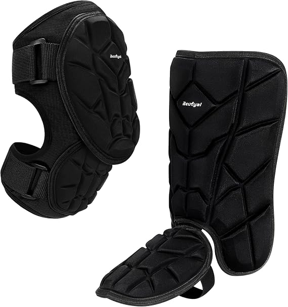 Youth Baseball Softball Elbow Guard Leg Guard Set for Batters