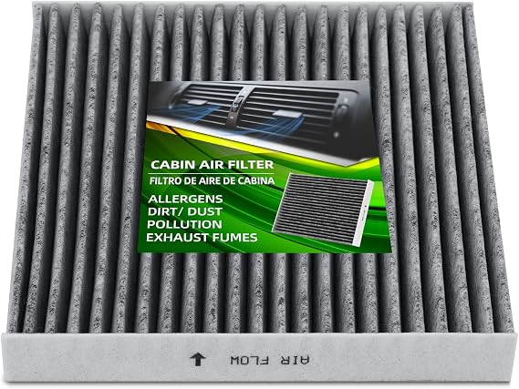 CF11809 Premium Cabin Air Filter With Activated Carbon Compatible with CADILLAC CHEVY SILVERADO GMC SIERRA 2014 2015 2016 2017 2018 2019 2020 2021 2022