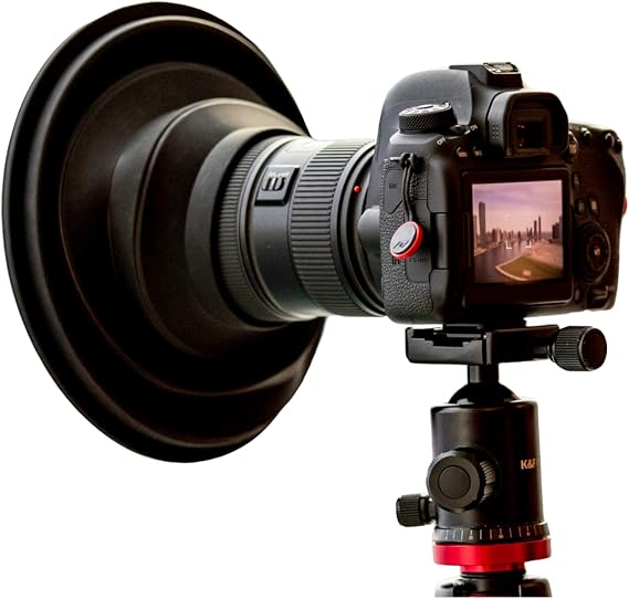 ULHgo Ultimate Lens Hood - Original Anti Reflection Camera LenSkirt 49-82mm