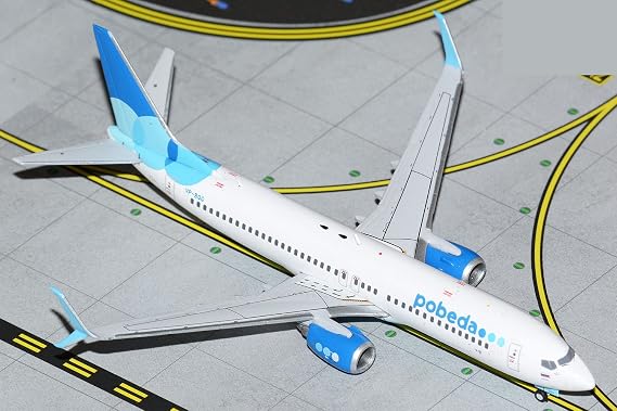 GeminiJets GJPBD2119 Pobeda Airlines Boeing 737-800 VP-BQG; Scale 1:400