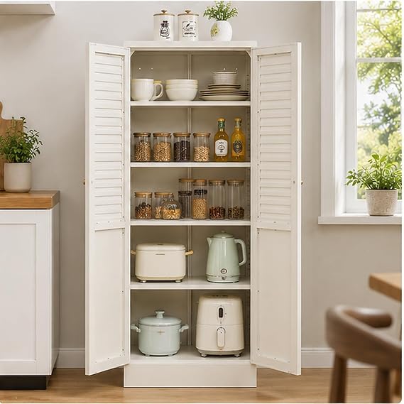 Metal Kitchen Storage Cabinets With Doors, Tall Locker Storage Cabinet
