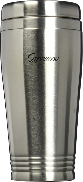 Capresso 16 Ounce Insulated Travel Mug, Stainless Steel (4425.05)