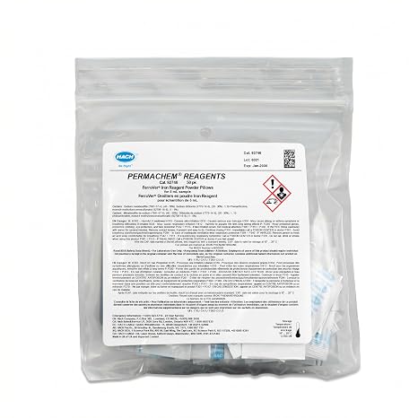 Hach FerroVer Iron Reagent Powder Pillows, 5 mL, Pack of 50, 92746