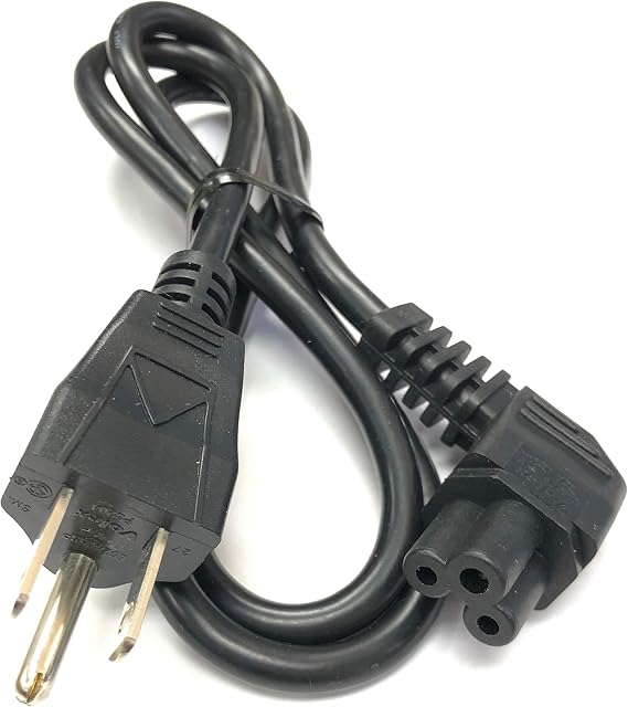 Volex, 2.5A 125V, VAC5AR, PS204, E62405SP, 3 Prong Power Cable, 3 Prong Power Cord, BAOHING, E159216, LL112007, 3FT Long