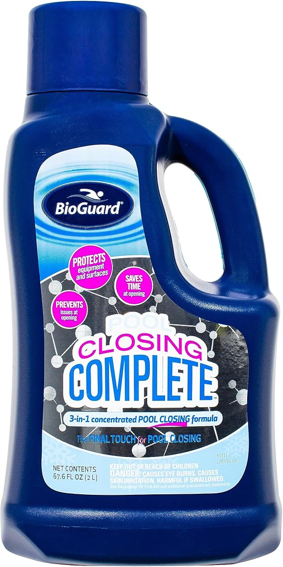 BioGuard Pool Closing Complete - 2 Liters | 3-in-1 Concentrated Pool Closing Complete Formula, Protects Equipment & Surfaces, Suitable for All Pool Types