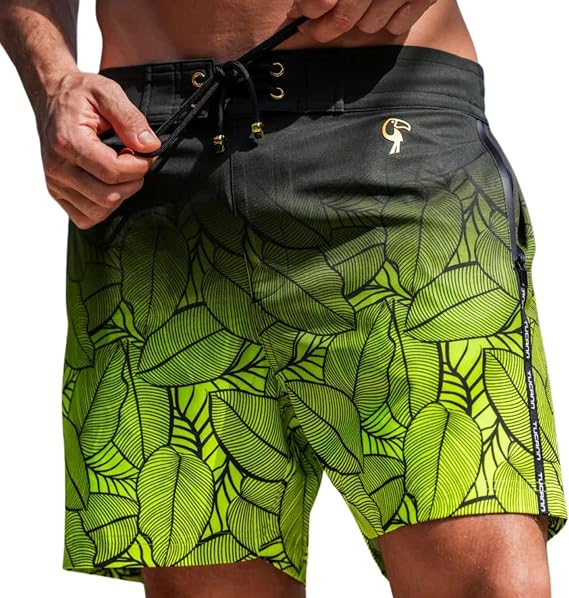 Tucann Men's Trunks 5" Compression Liner Quick Dry Chlorine Resistant