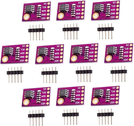 10pcs LM75 LM75A/B Temperature Sensor High Speed I2C Interface High Precision Development Board Module