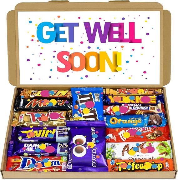 Get Well Gift | Mega Variety Chocolate Selection Box | Large Letterbox Chocolate Hamper | Ideal Gifts for Men, Women & Kids