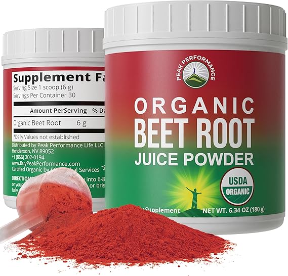 Organic Beet Root Powder. Ultra High Purity Super Food Beets Juice Powder