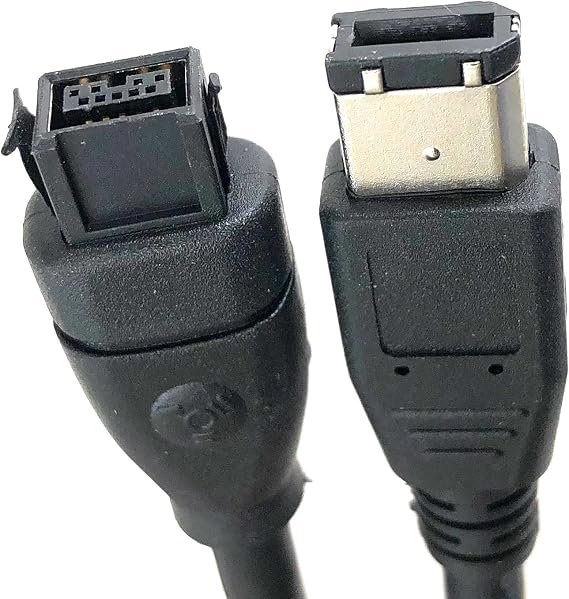 Micro Connectors, Inc. 6 feet Firewire Cable 1394B 9 Pin to 6 Pin (E07-238)