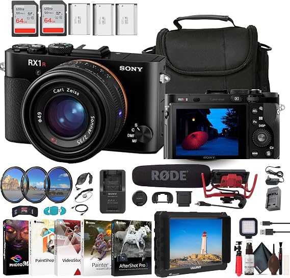Sony Cyber-Shot DSC-RX1R II Digital Camera & Monitor & Battery Bundle