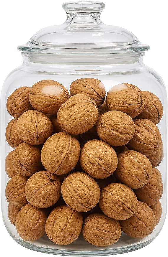 128oz / 3.7L Acrylic Airtight Candy Jar Cookie Jar - Cookie Jars with Lids | Candy Jars with Lids Apothecary Jar, Plastic Jar - Laundry Pods Container Laundry Pod Container