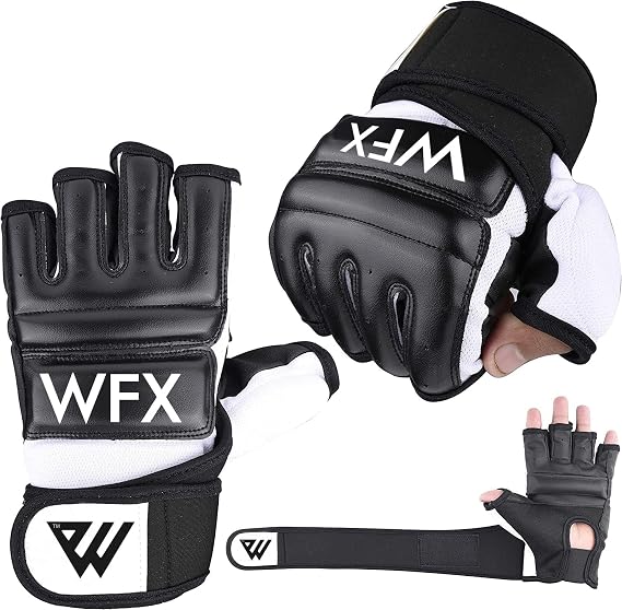 WFX Punch Bag Boxing Gloves Karate Mitts MMA Body Combat Taekwondo Training Martial Art Fighting Grappling Muay Thai TKD MMA Synthetic