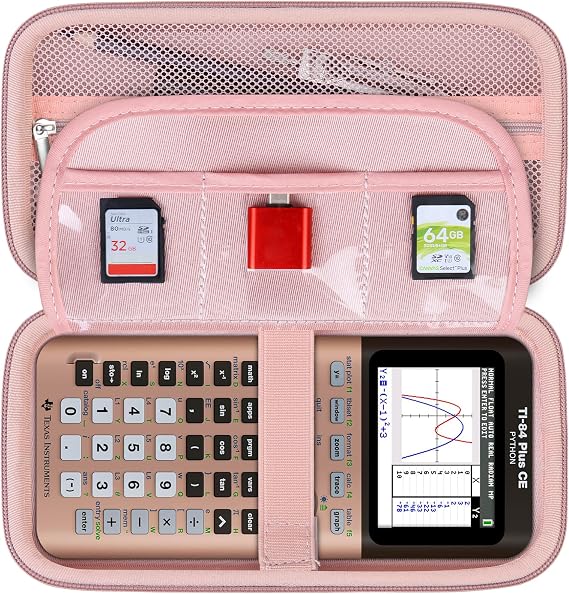BOVKE Case for TI-84 Plus CE/TI-84 Evo/TI-84/TI-83 Plus Calculator