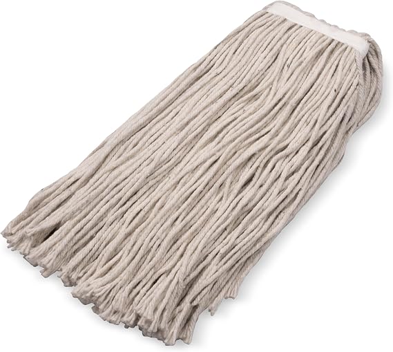 SPARTA Cotton Cut-End Mop Head, 16 oz, 12-Pack