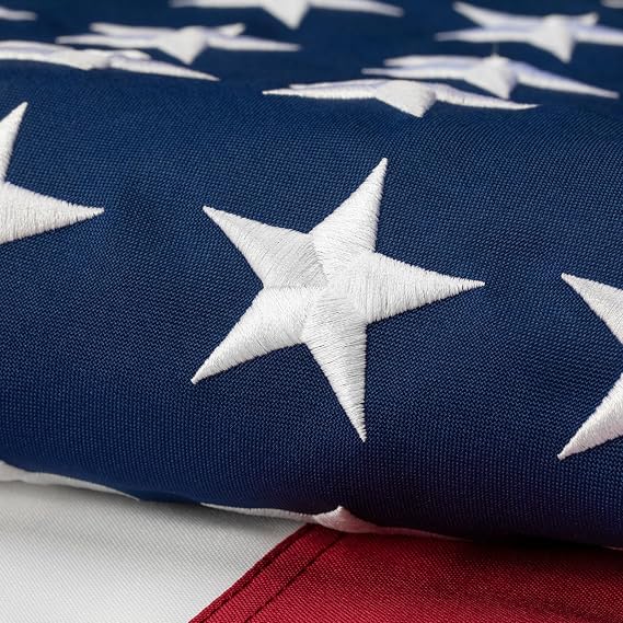 American Flag 4x6 FT for Outside - TearProof & Fade-Resistant USA Flag