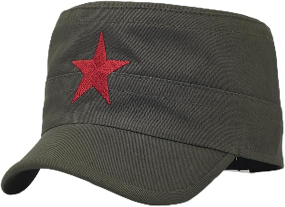 Starry Fidel Castro Che Guevara Hat Green Color