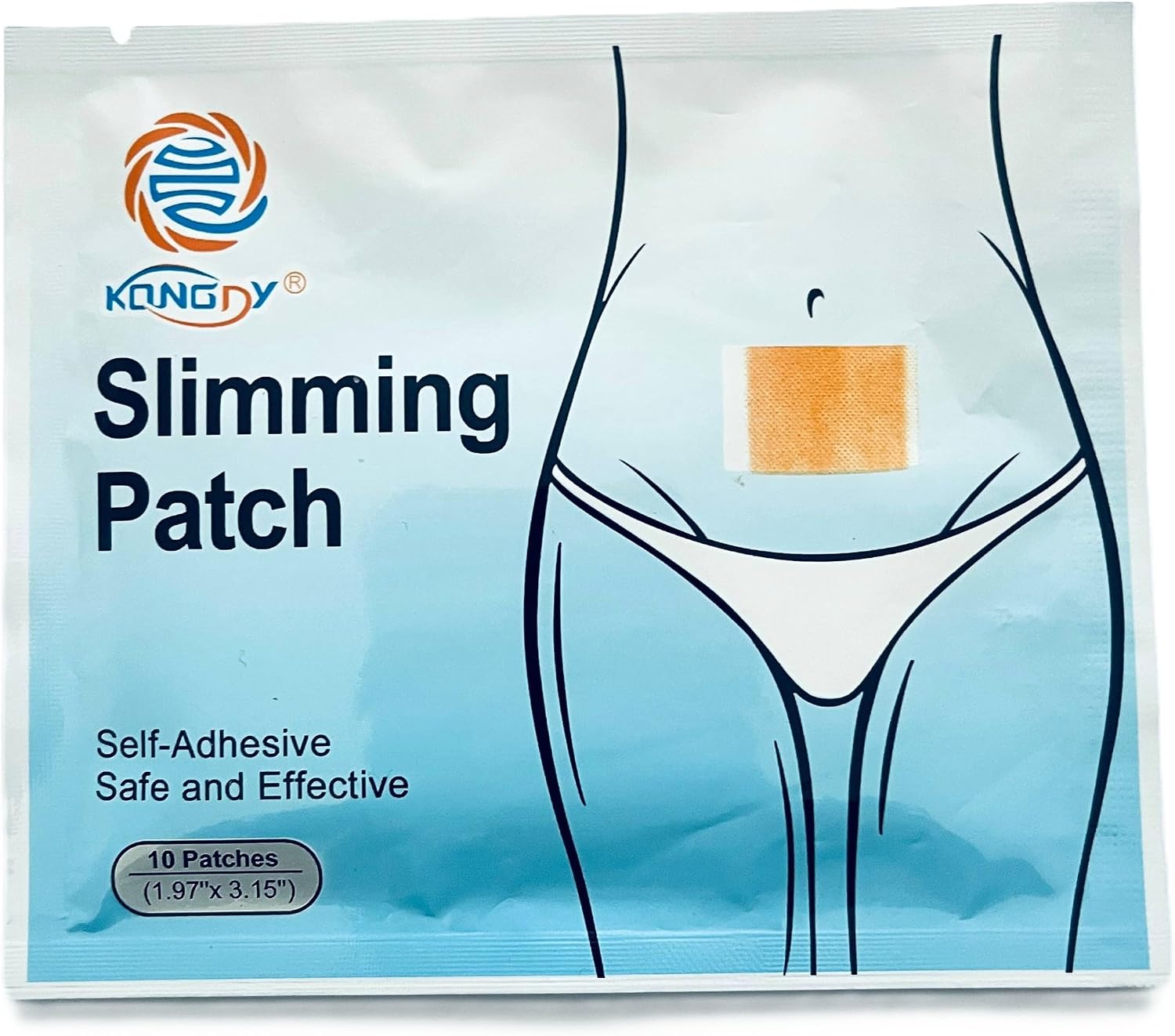 Herbal Slimming Patch for Women. Trans-Dermal Natural Pure Ingredients Belly Slim Detox Remove Excess Fat Extra Strong Slim Patches KONGDY
