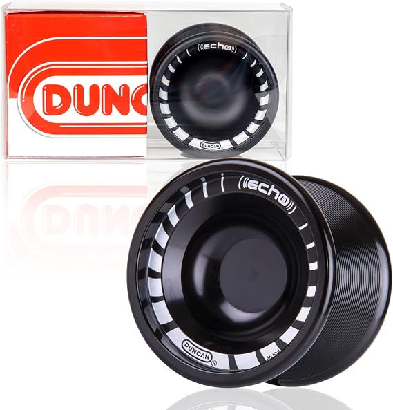 Duncan Toys Echo 2 Unresponsive Pro Level Concave Bearing Yo-Yo, Black
