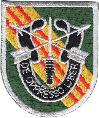 5th Special Forces Group Vietnam Flash with Crest Patch