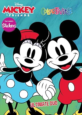 Disney Mickey & Friends: Ultimate Duo: Colortivity Paperback August 9, 2022