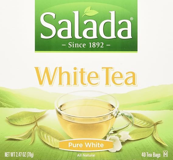 Salada Delicate White Tea, Quality Tea, Subtle & Mellow, 40 Teabags