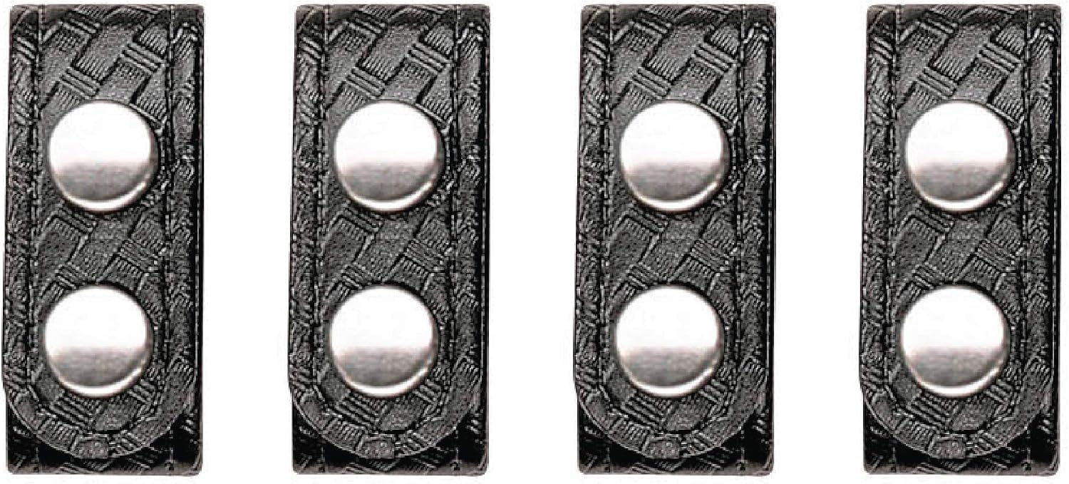 Bianchi 7906 AccuMold Elite Belt Keeper, 1 Inch (25MM) Width, Pack of 4, Fits 2.25 Inch Belt